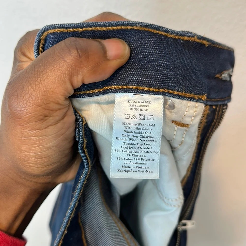 Everlane | Everlane high rise Skinny Jean size 30 Regular